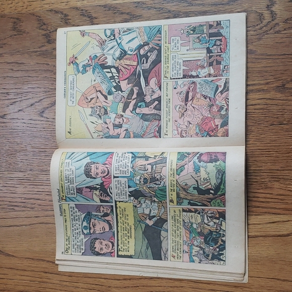 Vintage 50s Classics Illustrated No. 130 Caesar's Conquests Julius Caesar Comic - Picture 11 of 16